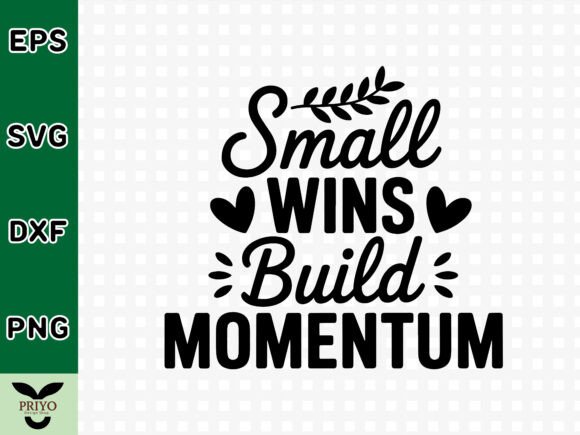 A Handmade Business Review of the Small Wins Build Momentum SVG Graphics