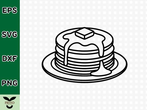 A Pancake Stack SVG: A Useful Craft and Graphics Asset