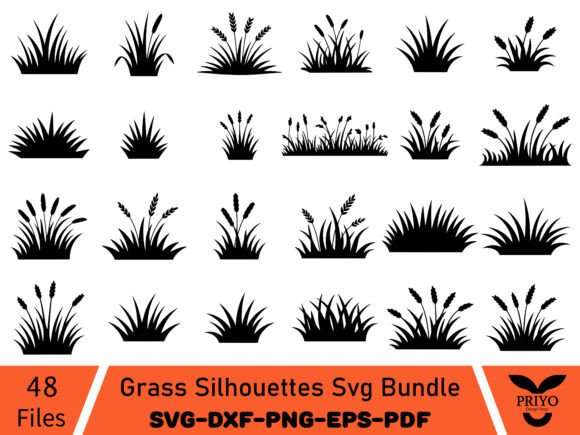 A Practical Review of the Grass Silhouettes SVG Bundle