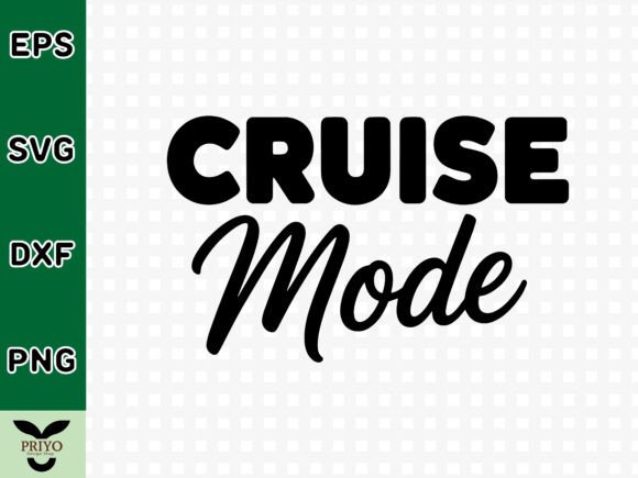 Cruise Mode SVG: A Craft Graphic for Travel-Themed Designs