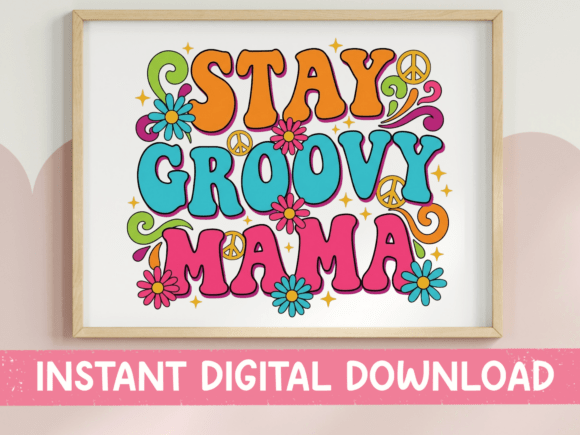 Groovy Graphics: A Designer Reviews Stay Groovy Mama Retro SVG Clean