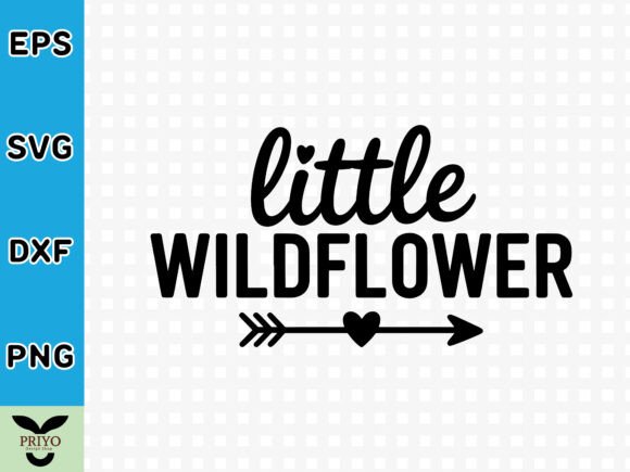 Little Wildflower SVG: A Craft Graphics Asset for Commercial Design