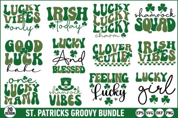 St Patrick S Groovy SVG Graphics for Crafts
